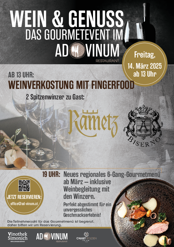 Weinevent am 14. März